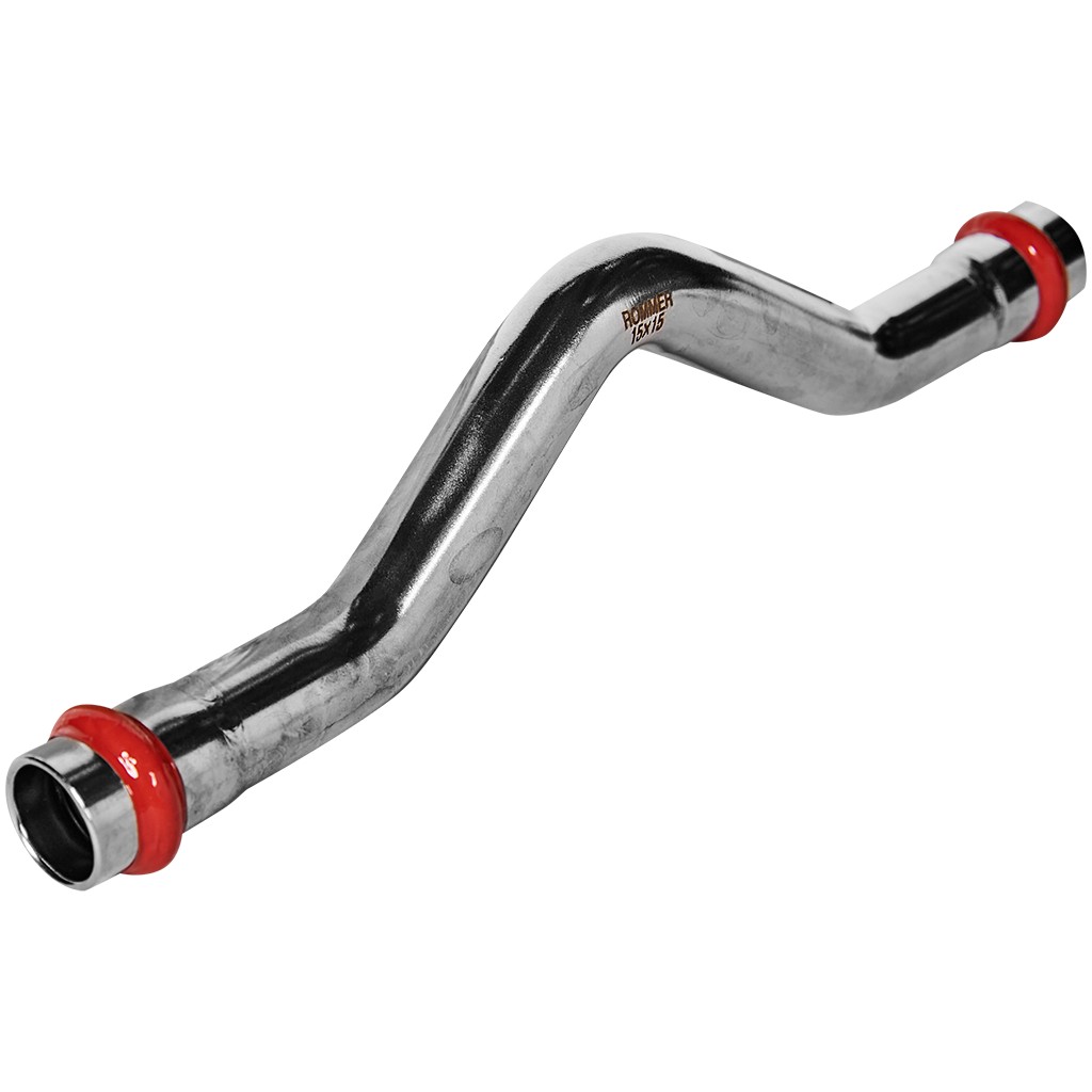 Обвод ROMMER ВПр-ВПр, 15, из нержавеющей стали прессовой, RSS-1006-000015