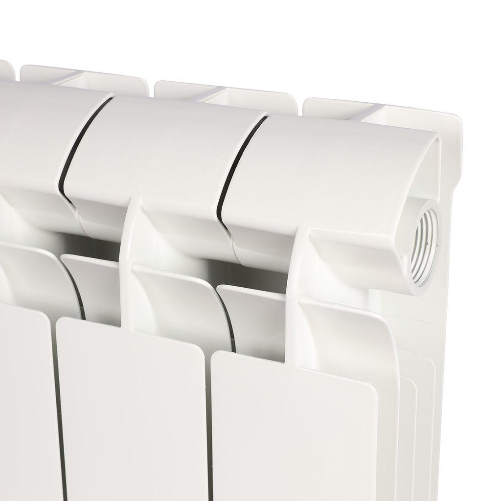 Радиатор алюминиевый Global VOX- R 200 6 секций боковое подключение (белый RAL 9010), VX02001006