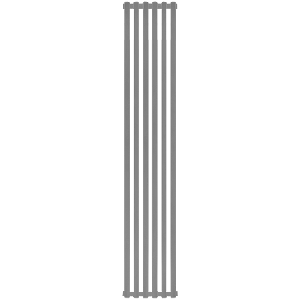 Радиатор алюминиевый STOUT Tonale 1800 6 секции универсальное подключение (серый), SRA-2120-18000806
