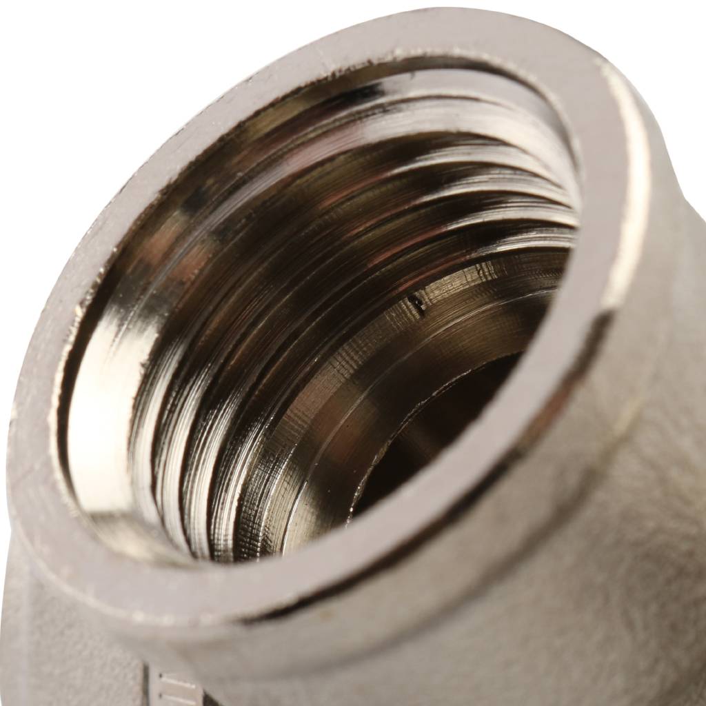 Тройник TIEMME с внутренней резьбой (16х2.0х1/2) для металлопластиковых труб винтовой, 1600018