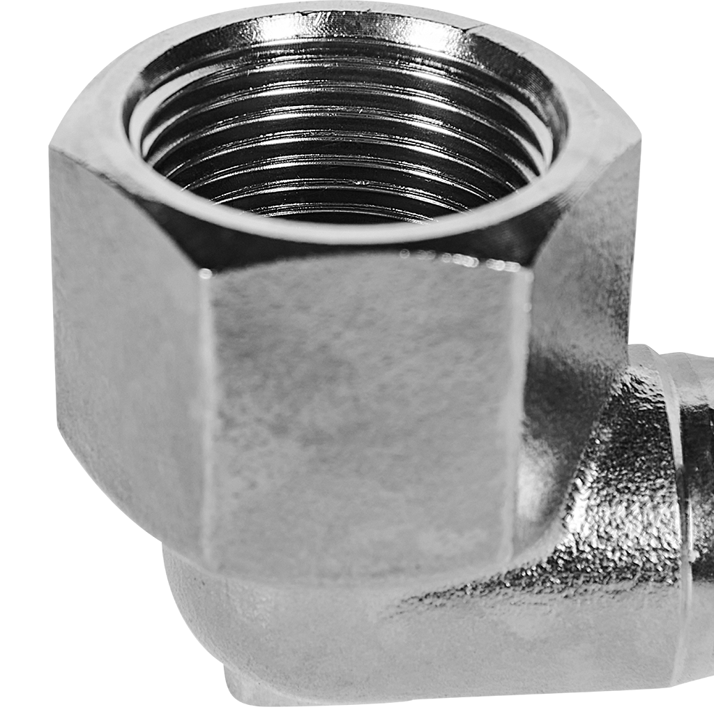 Угольник ROMMER-переходник-ВР, 18х3/4, из нержавеющей стали прессовой