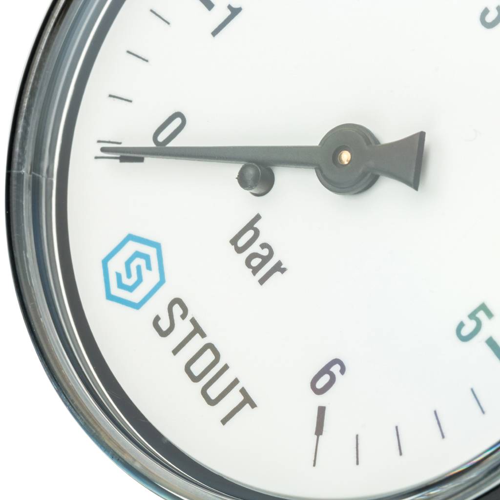 Манометр аксиальный STOUT 63 мм