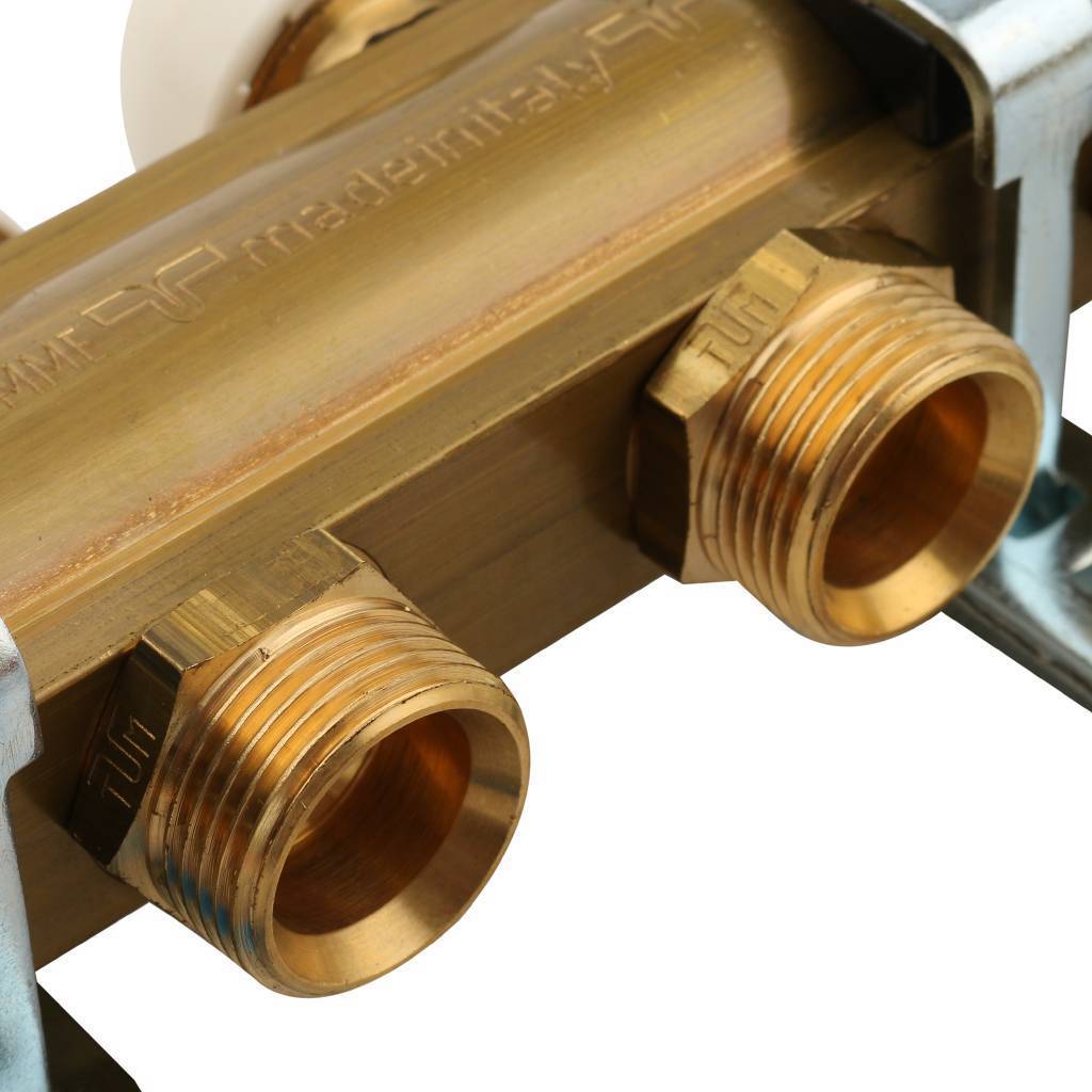 Коллектор в сборе с расходомерами на 4 выхода TIEMME 1х3/4 ЕК