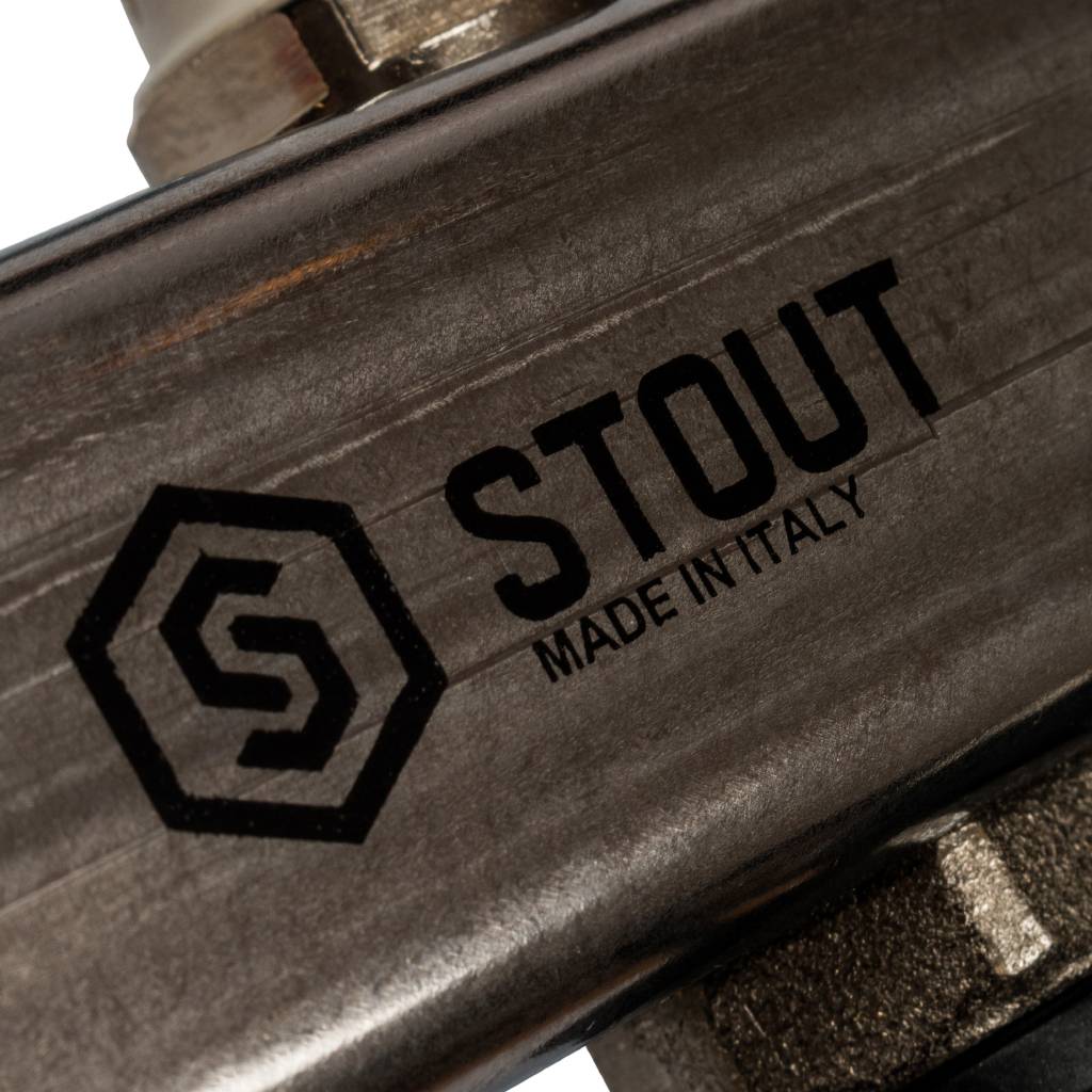 Коллектор из нержавеющей стали без расходомеров, с клапаном вып. воздуха и сливом STOUT 7 выходов, SMS-0932-000007