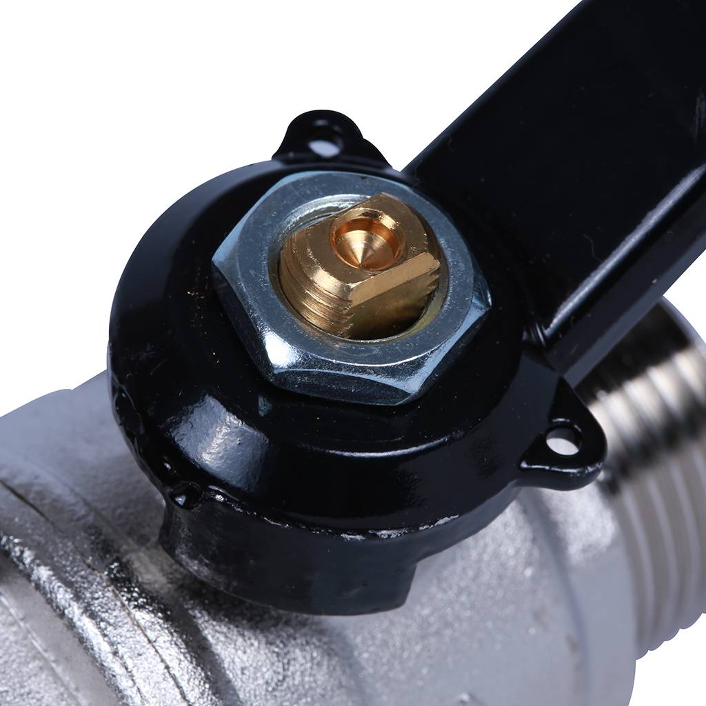 Кран шаровой BUGATTI Oregon (ручка-рычаг алюминий) нар-нар резьба 1, 03250028