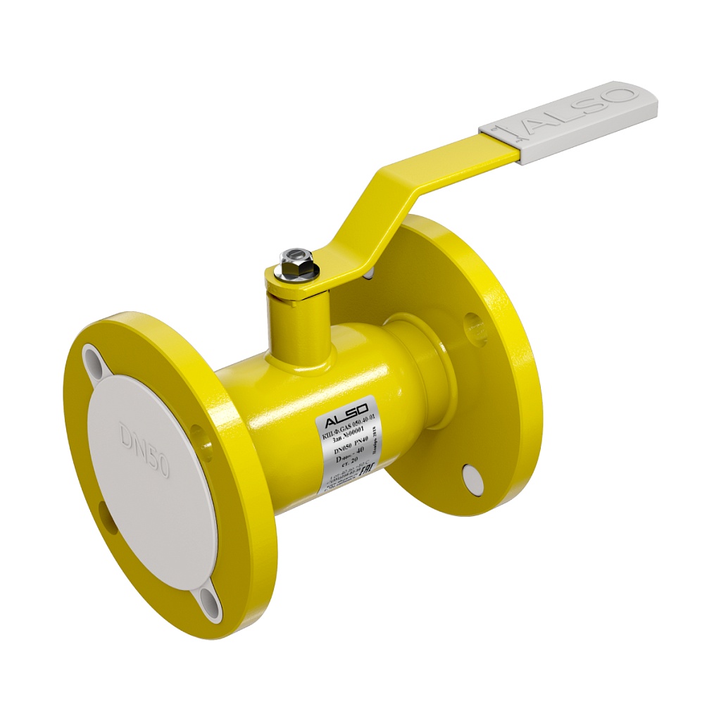 Кран шаровой ALSO GAS фланцевый Ду 150 Ру 1,6 МПа из ст.20, КШ.Ф.GAS.150.16-01