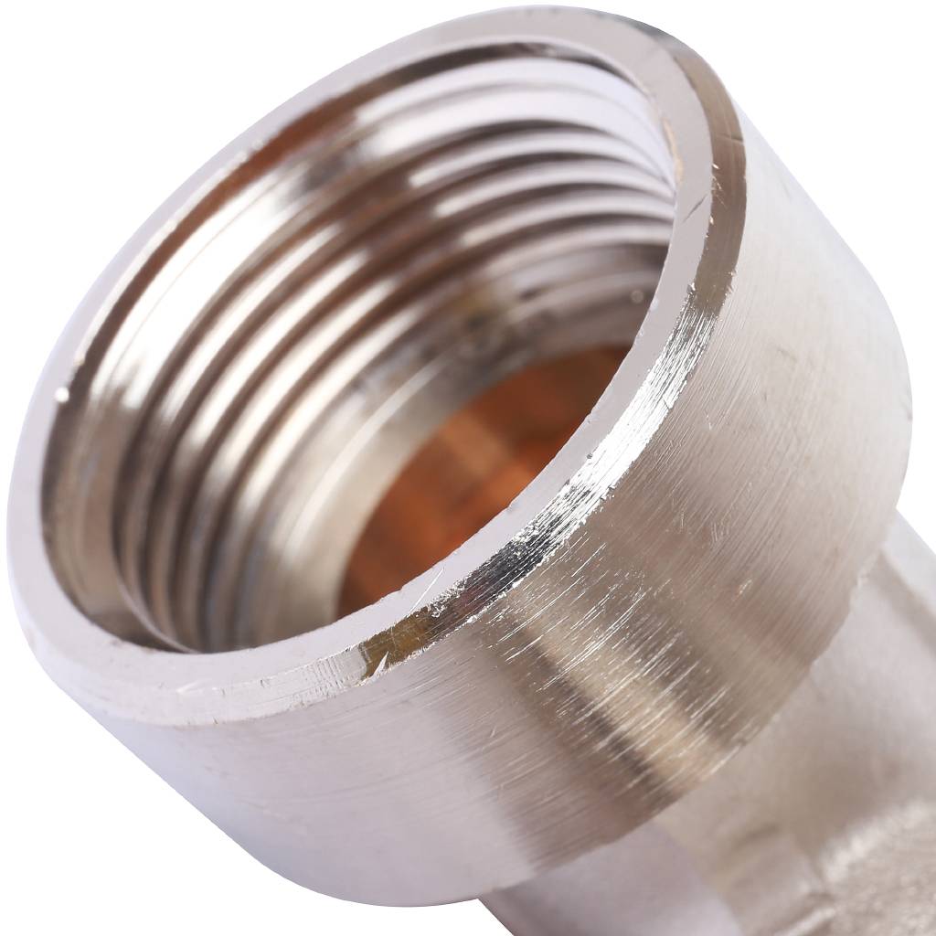 Угольник TIEMME с внутренней резьбой (32х3.0х1) для металлопластиковых труб винтовой, 1600060