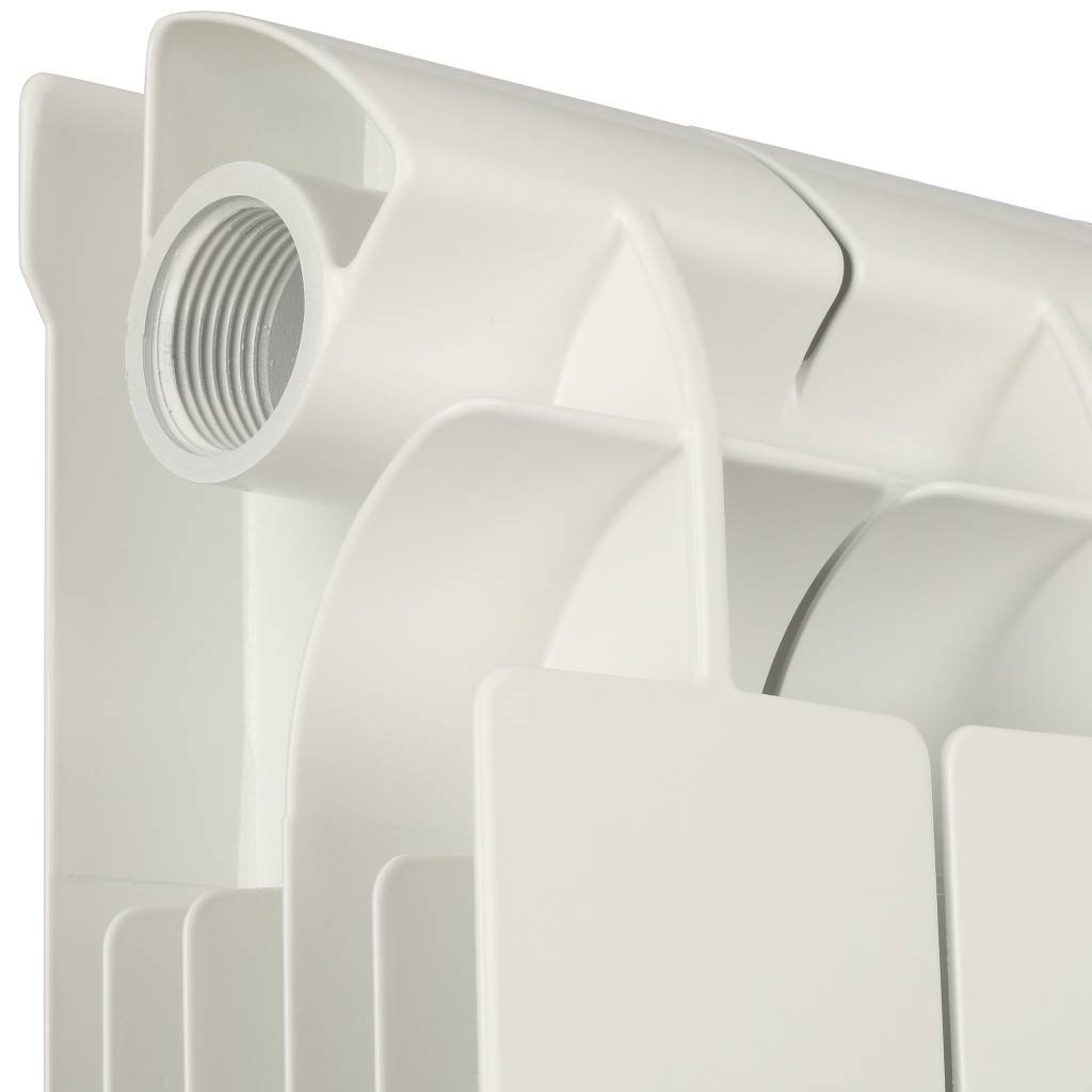 Радиатор биметаллический Global STYLE PLUS 500 10 секций боковое подключение (белый RAL 9010), STP05001010