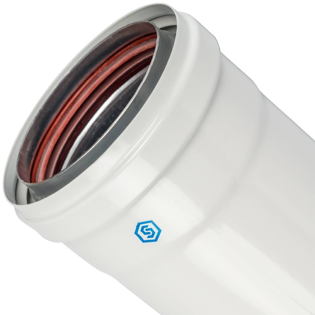 Труба дымоходная STOUT DN80/100 250 мм утепленная п/м