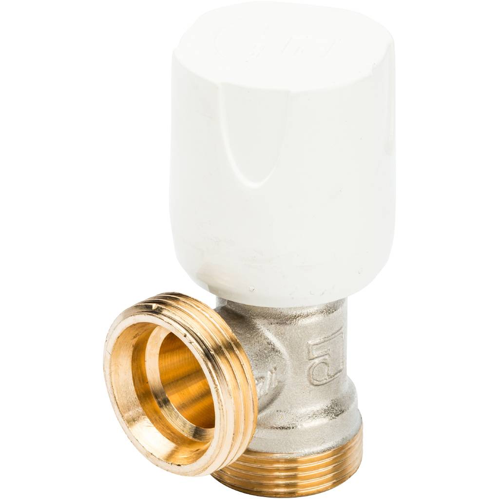 Кран регулирующий угловой для пластиковых труб LUXOR easy RS 112 1/2, 11122100