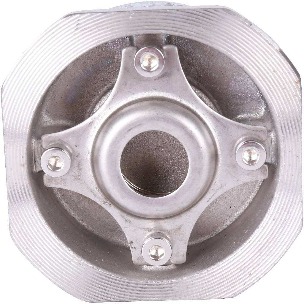 Клапан обратный пружинный ZETKAMA 275I Ду25 Ру40 межфланцевый из нерж. стали, 275I025E51