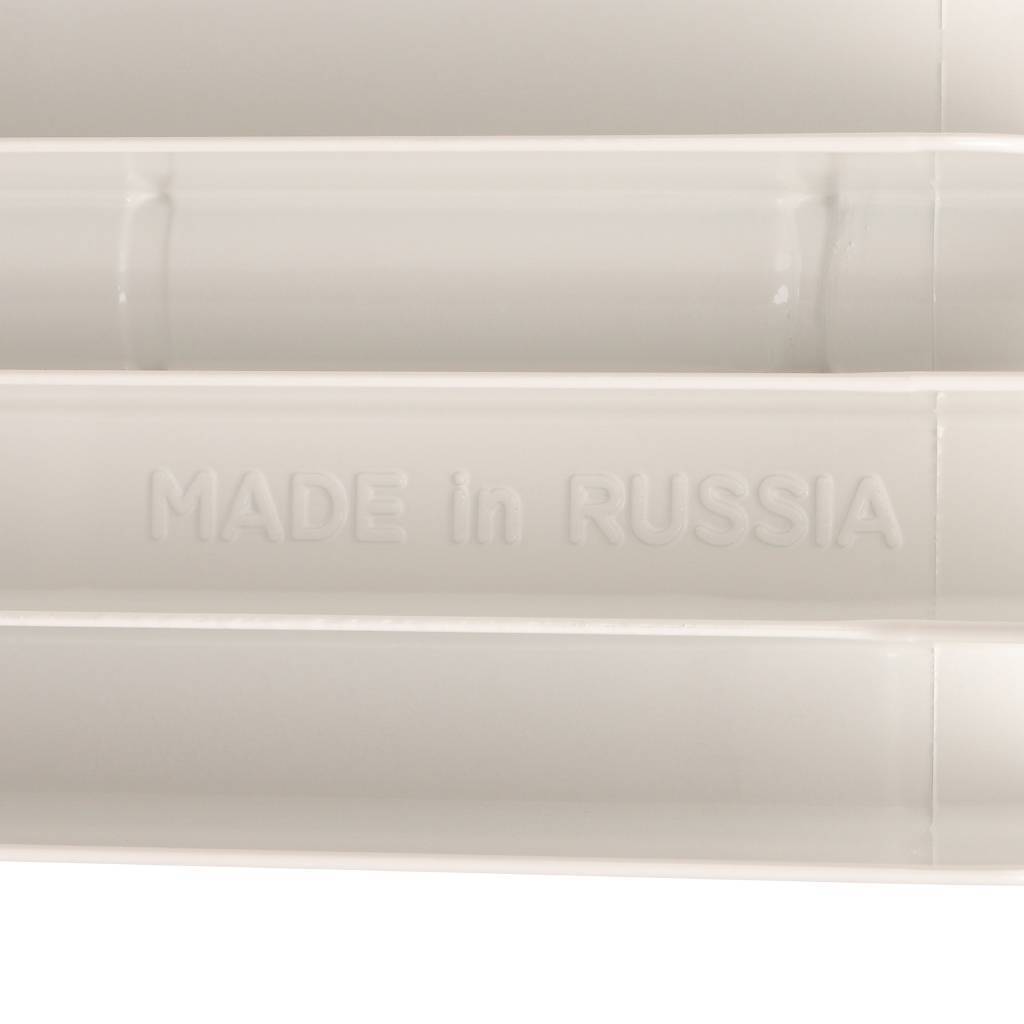 Радиатор биметаллический STOUT Space 500 7 секций боковое подключение RAL9016