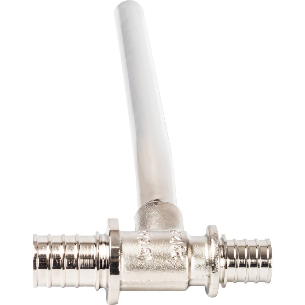 Трубка STOUT для подкл-я радиатора, Т-образная 25/15/20 для труб из сшитого полиэтилена аксиальный, SFA-0026-252520