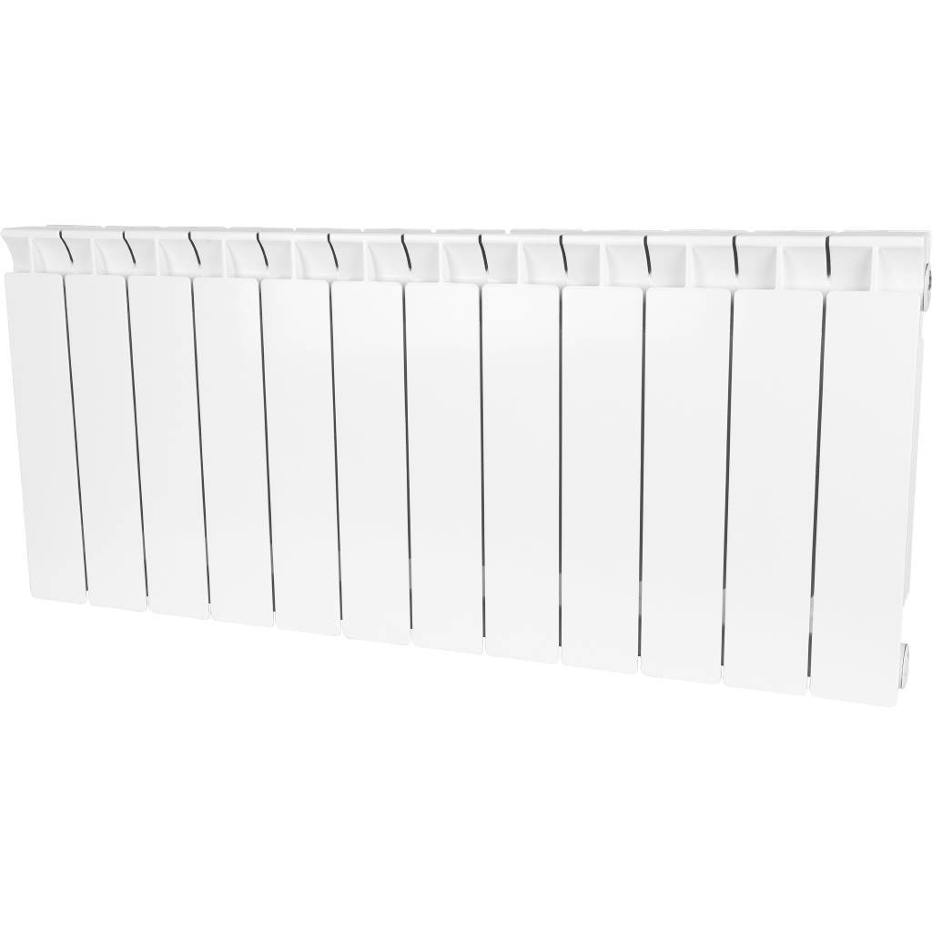 Распродажа: Радиатор биметаллический STOUT STYLE 350 12 секций боковое подключение (белый RAL 9010), SRB-0110-035012