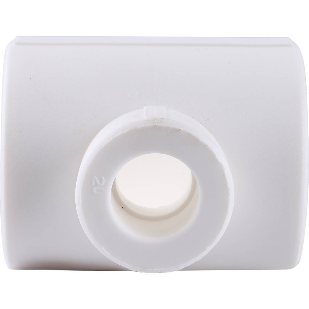 Тройник переходной Kalde 40х20х40 для полипропиленовых труб под сварку (цвет белый), 3212-tio-402040