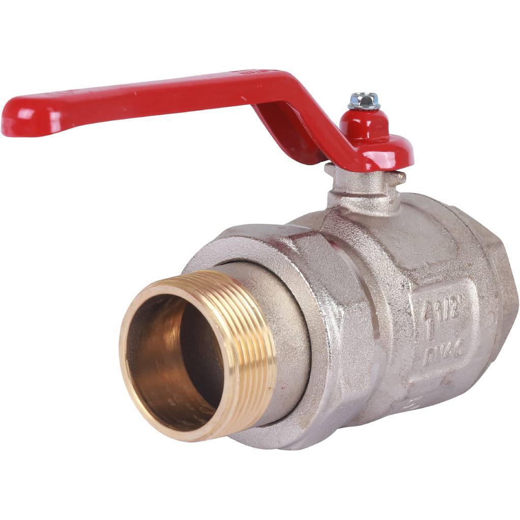 Кран шаровой Itap полнопроходной IDEAL 098 (ручка, американка, 1 1/2)