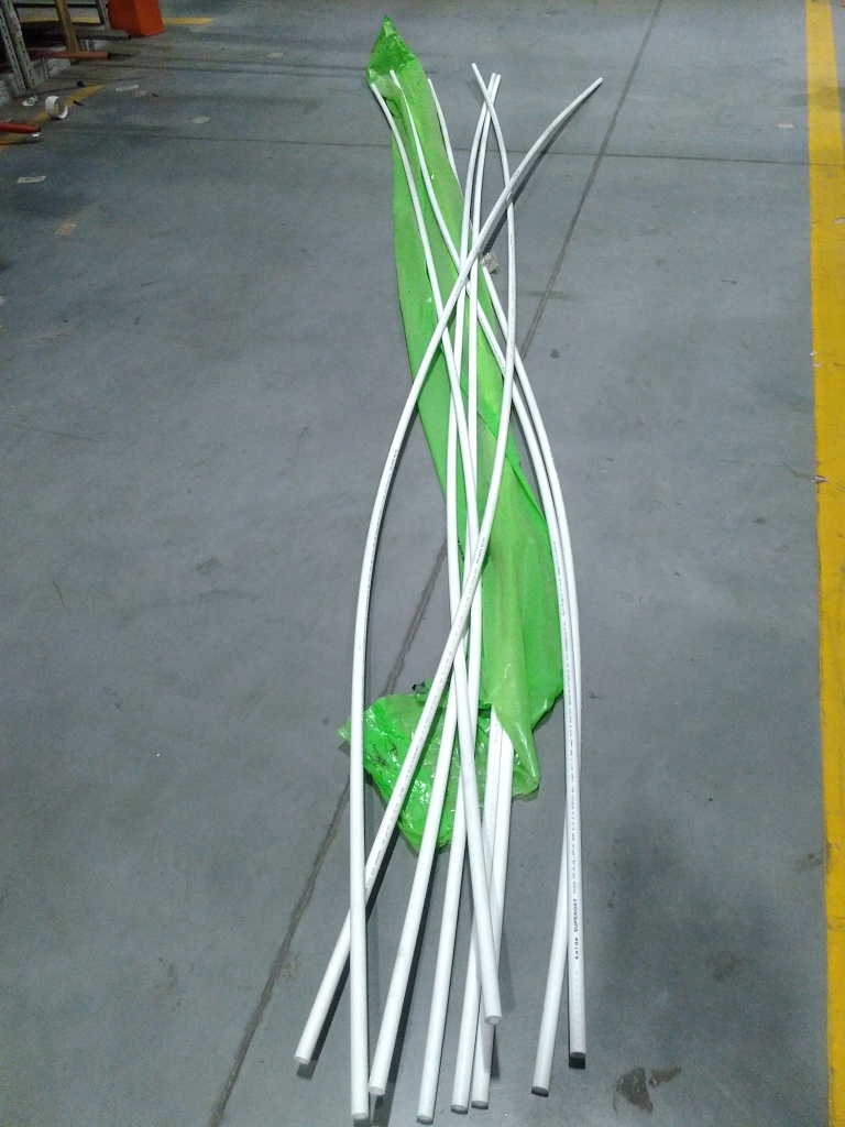 Уцененный товар (нетоварный вид): Труба полипропиленовая армированная (алюминий) (цвет белый) Kalde d=20 (PN 25), R.3202-tox-200000