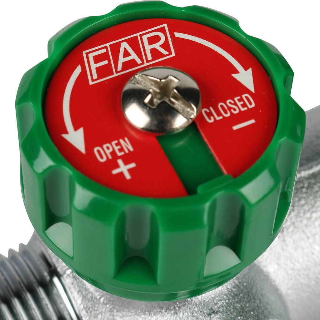 Коллектор распределительный FAR 3/4 , проходной, хромированный, 4 отвода 1/2  плоское уплотнение