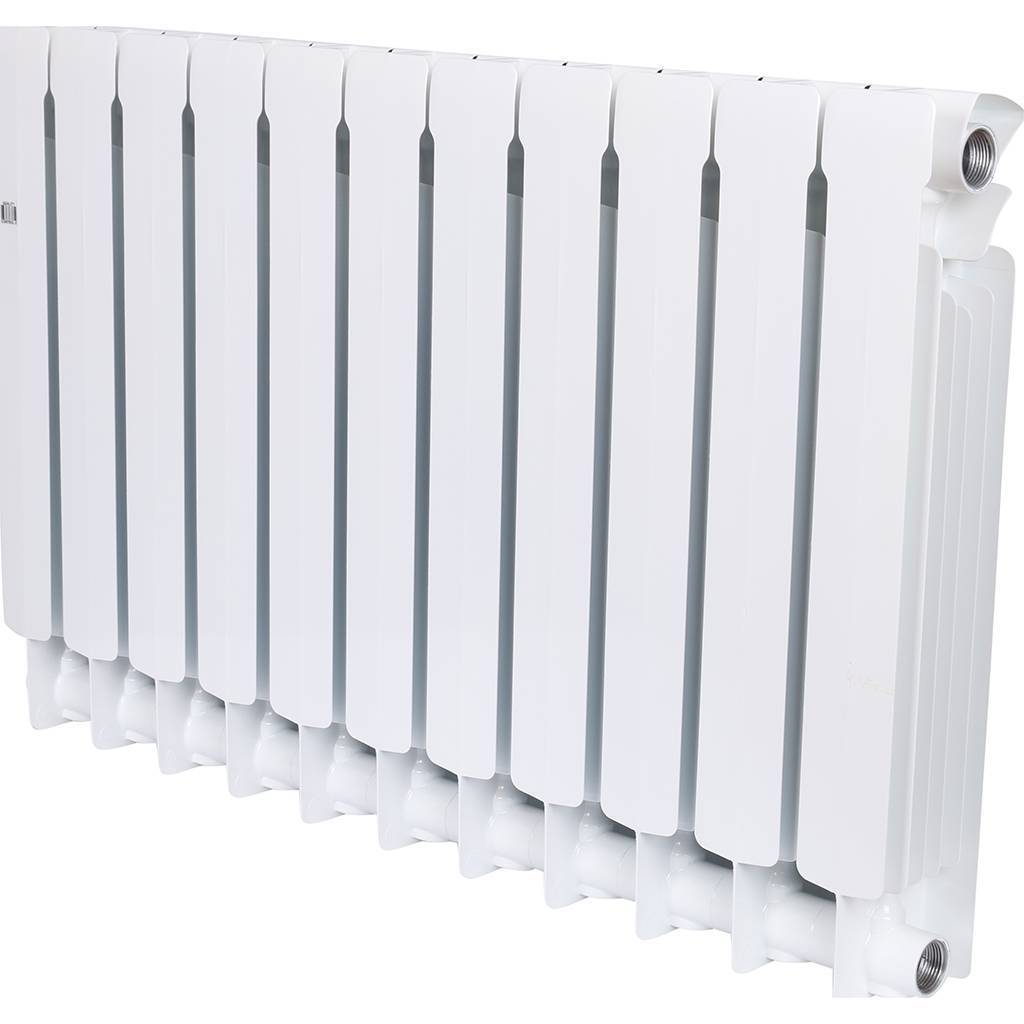 Радиатор биметаллический RIFAR BASE 500 11 секций боковое подключение (белый RAL 9016)