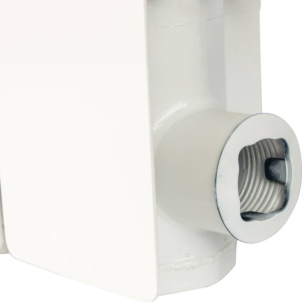 Радиатор алюминиевый Global VOX- R 500 6 секций боковое подключение (белый RAL 9010), VX05001006