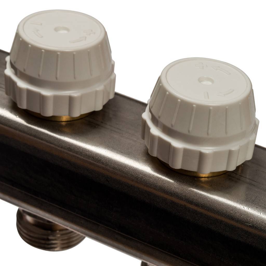 Коллектор из нержавеющей стали без расходомеров STOUT 11 выходов, SMS 0922 000011