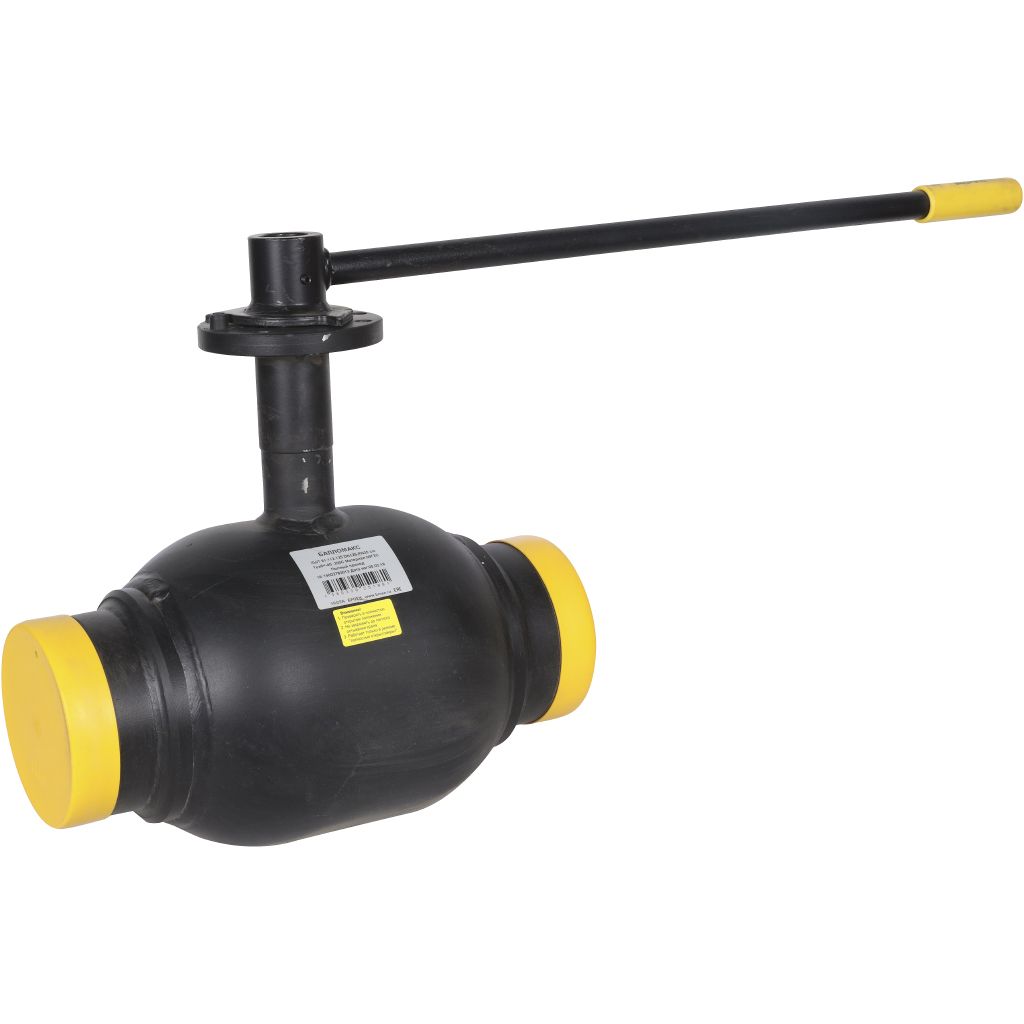 Кран шаровой стальной БРОЕН Балломакс с/с DN 125 PN 25 для теплоснабжения полный проход с рукояткой, 585556