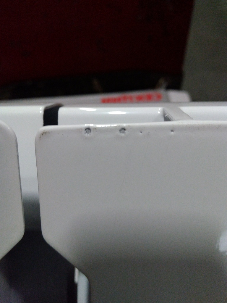 Уцененный товар (трещина на коллекторе, брак покраски на ламели): Радиатор биметаллический ROMMER Profi BM 500 12 секции боковое подключение (BI500-80-80-150) (RAL9016), RBM-1210-050012