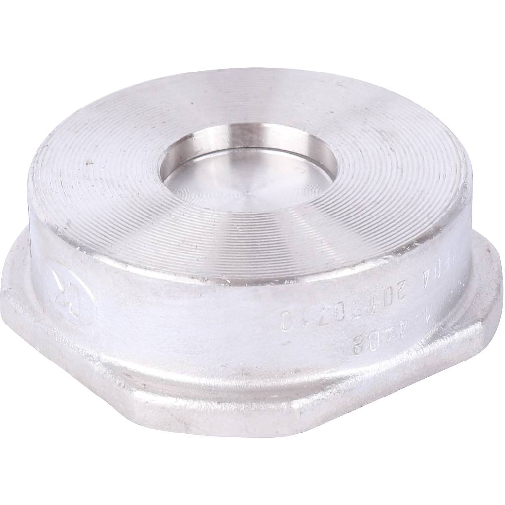 Клапан обратный пружинный ZETKAMA 275I Ду25 Ру40 межфланцевый из нерж. стали, 275I025E51