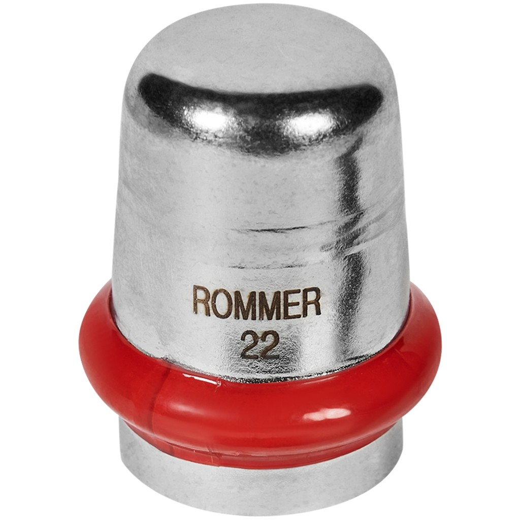 Заглушка ROMMER ВПр, 22, из нержавеющей стали прессовой, RSS-1025-000022