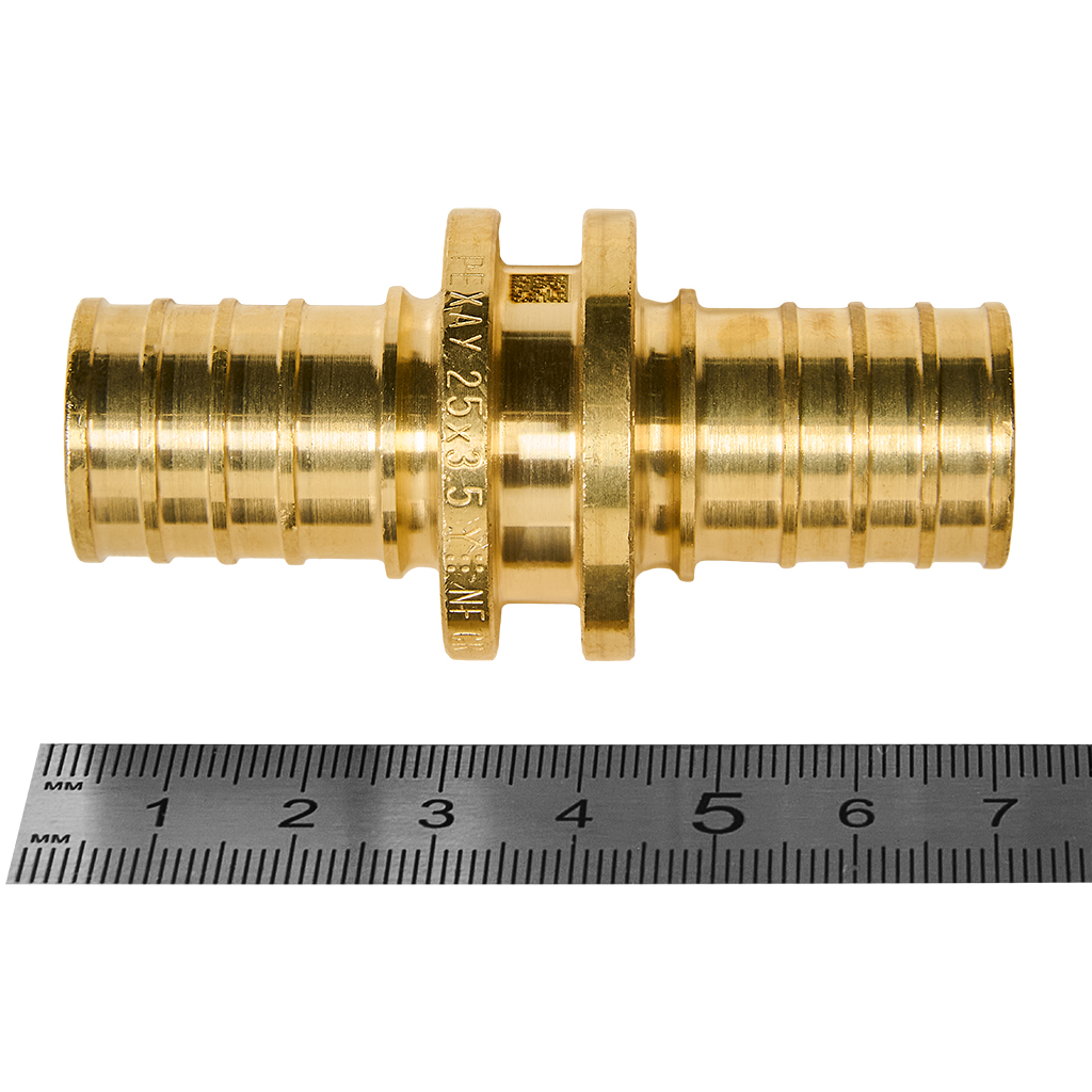 Муфта соединительная РЕХАУ равнопроходная 25 MX для труб из сшитого полиэтилена аксиальная, 11080131001