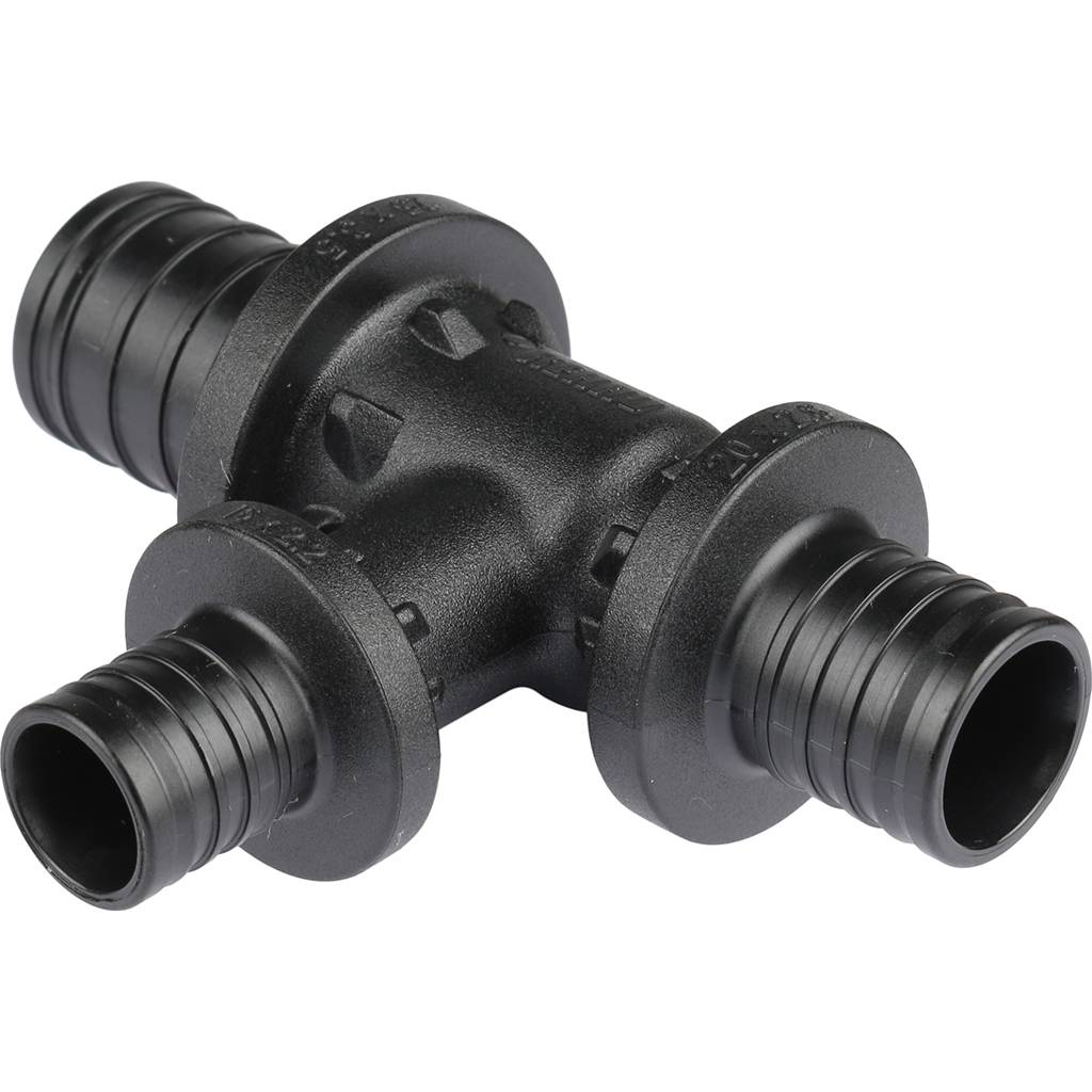 *11600831001 РЕХАУ RAUTITAN Тройник с уменьшенным боковым и торцевым проходом 25-16-20 PX для труб из сшитого полиэтилена аксиальный