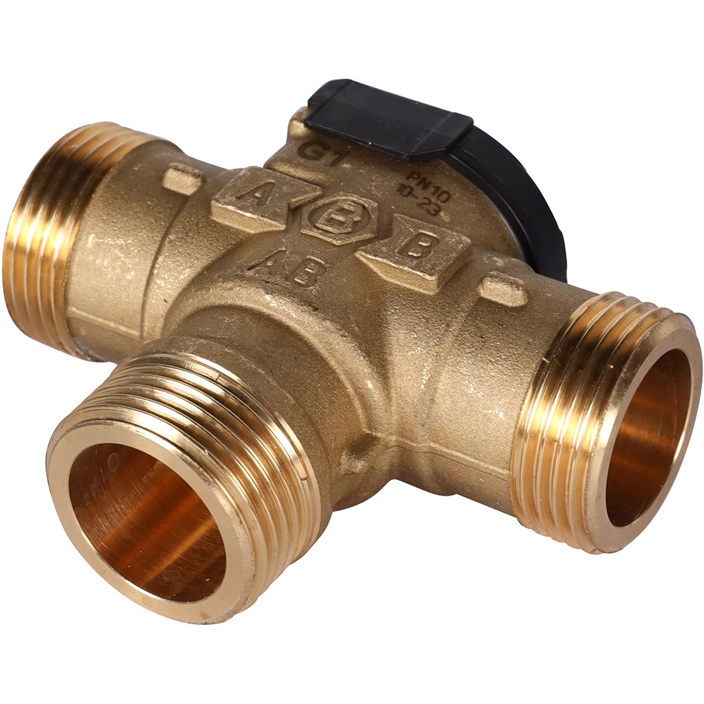 Трехходовой зональный клапан STOUT SVM-0170 с сервоприводом 230V и кабелем 1м НР 1, SVM-0170-300125