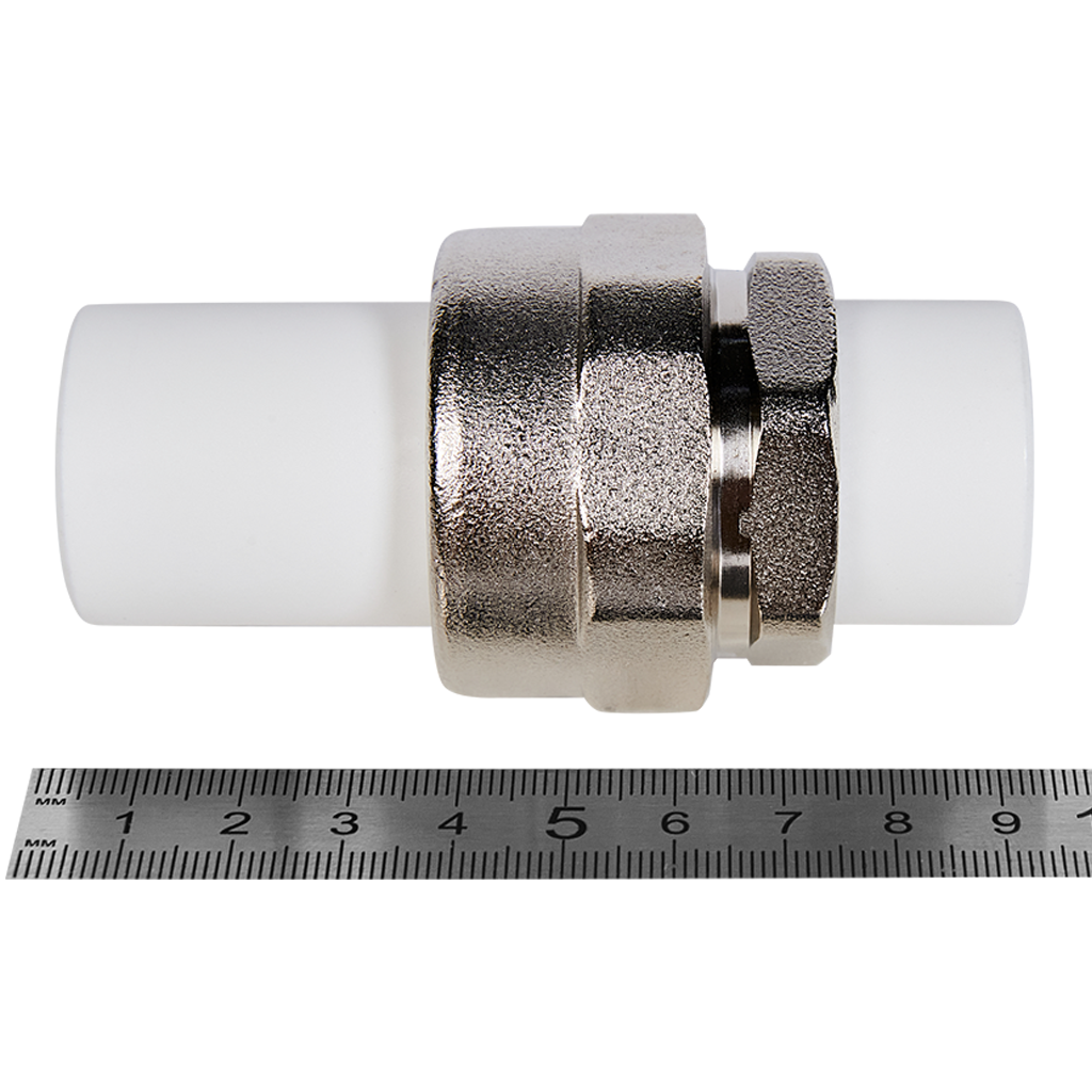 Соединение разъемное комбинированное Pro Aqua d=32-1.1/4 PP-R Белое