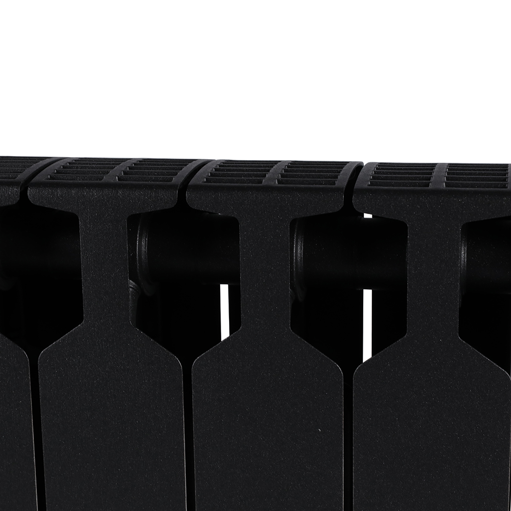 Радиатор биметаллический RIFAR SUPReMO VENTIL 350 SVR 10 секций нижнее правое подключение (Цвет АНТРАЦИТ), 4RS35.VR-10-AN