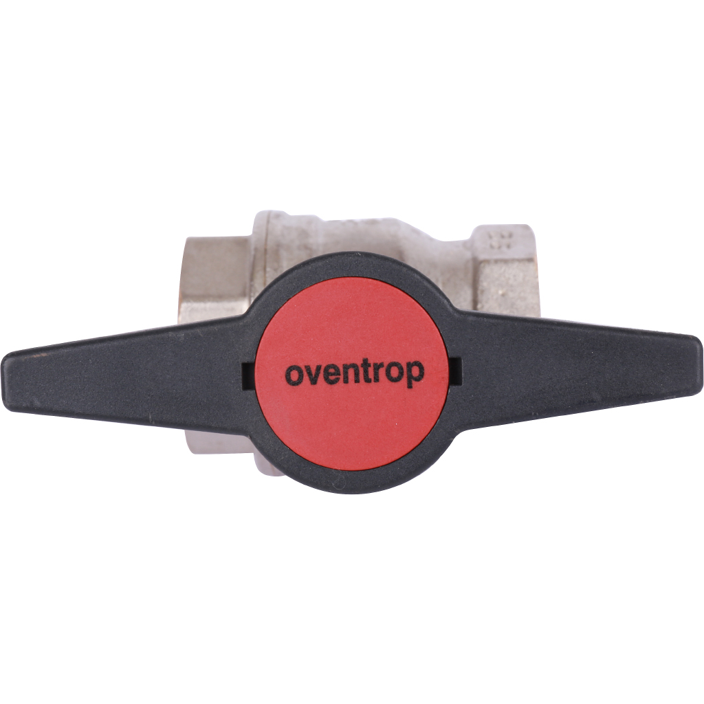 Кран шаровой OVENTROP Optibal с пласмас. маховиком ВР 1 1/4, 1077110