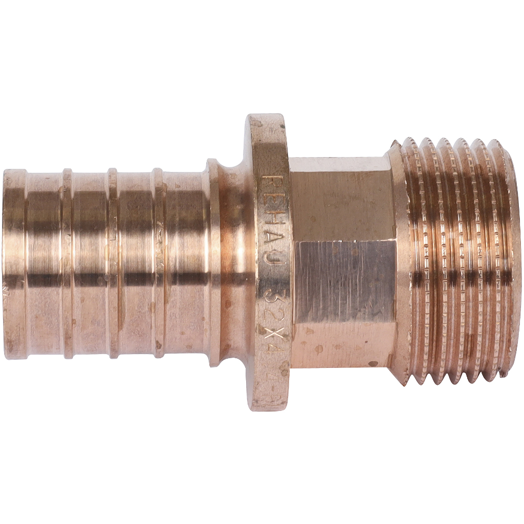 Переходник РЕХАУ RAUTITAN с наружной резьбой 32-R 1 RX+ для труб из сшит полиэтил аксиальный