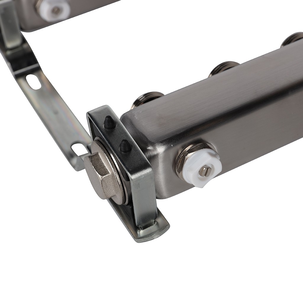 Коллектор из нержавеющей стали ROMMER для радиаторной разводки 12 выходов