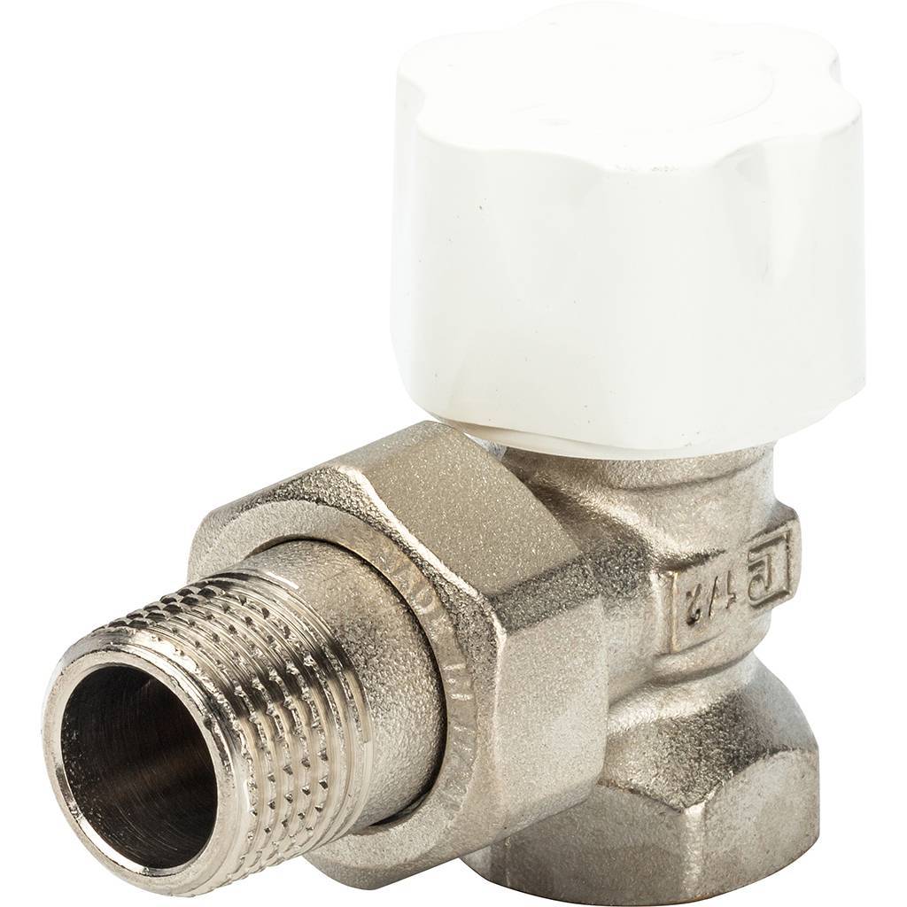 Корпус угловой термостатический для стальных труб LUXOR thermo tekna RS 202 1/2, 12022100 (69022100D)