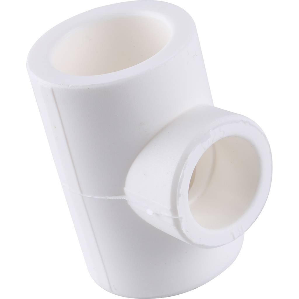 Тройник переходной Kalde 32х25х32 для полипропиленовых труб под сварку (цвет белый), 3212-tio-322532