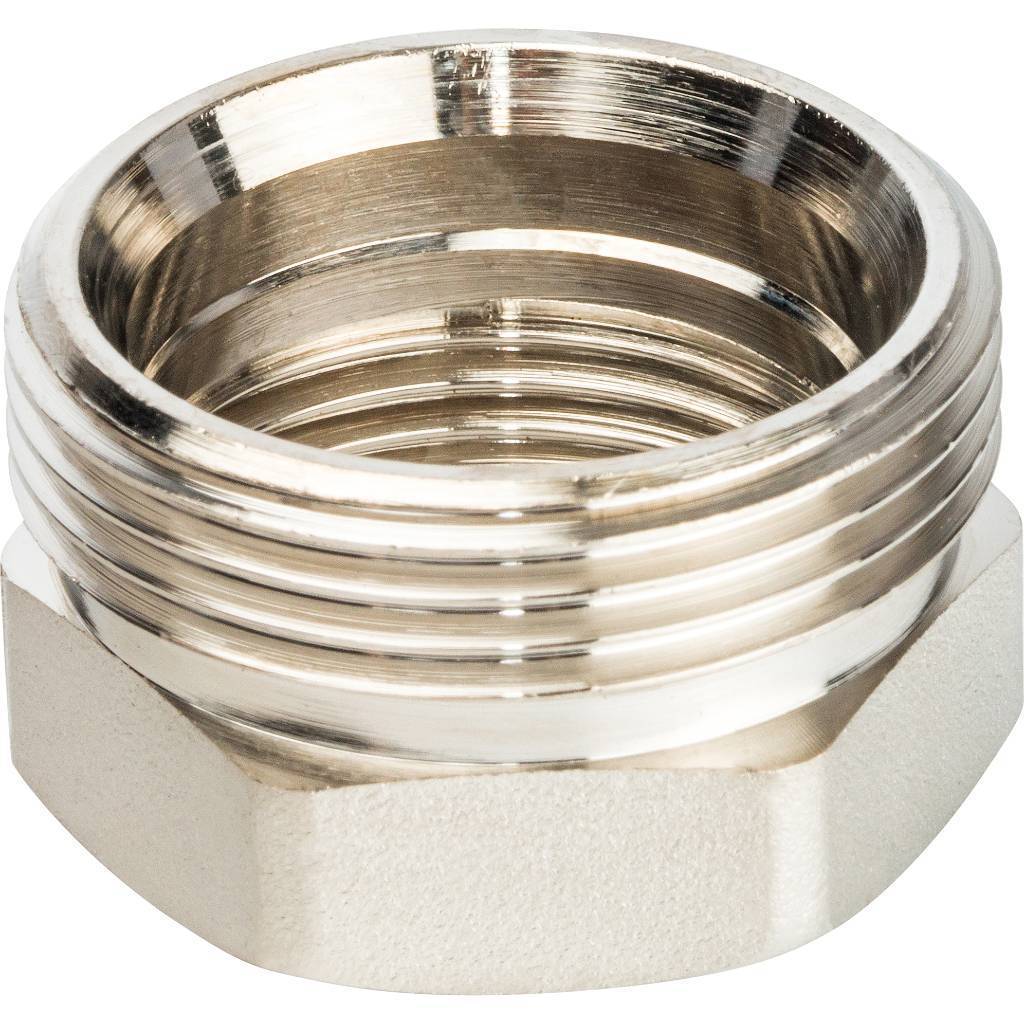 Разъемное соединение STOUT американка ВН никелированное, уплотнение под гайкой 1 o-ring кольцо, SFT-0041-000001