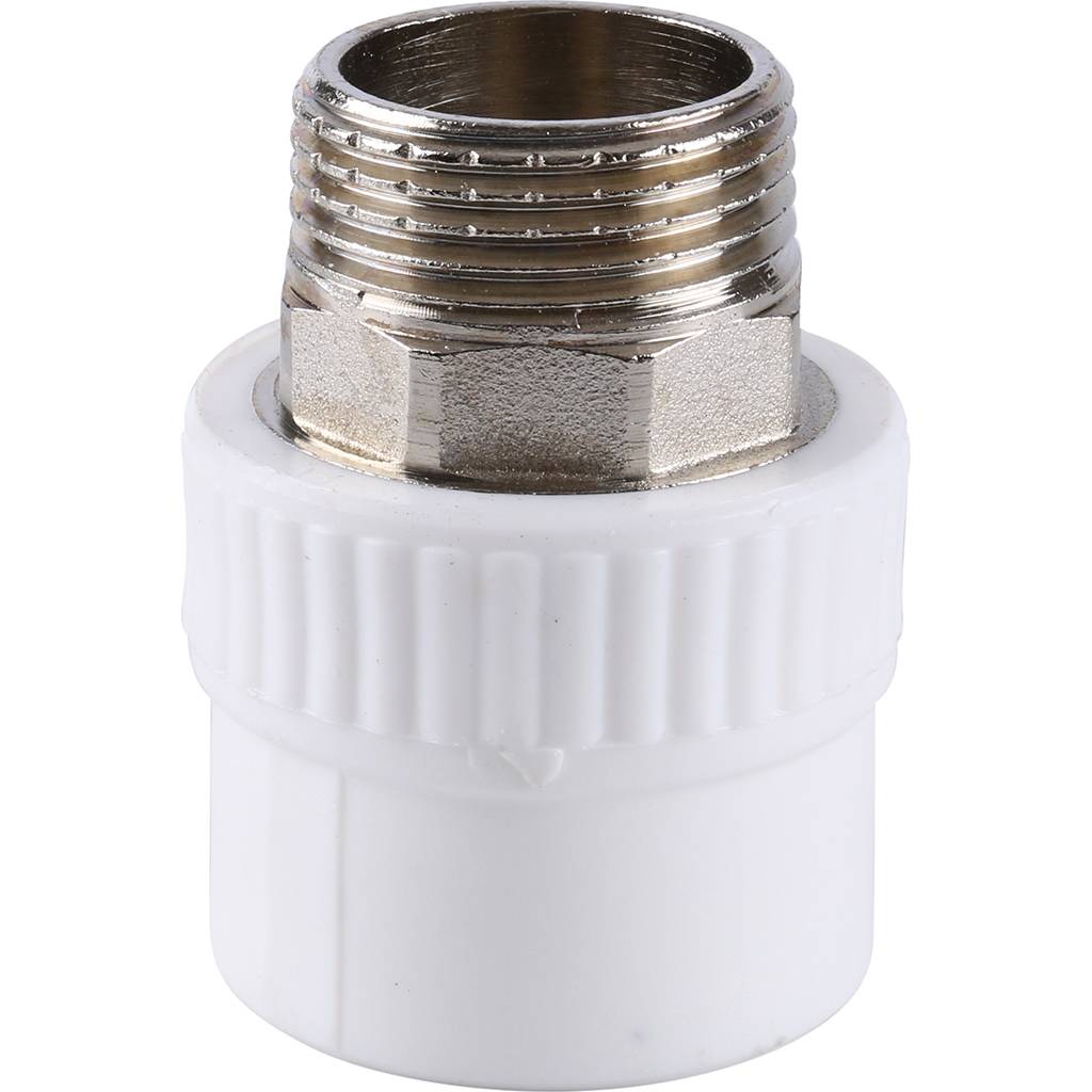 Муфта комбинированная Kalde под шестигранник (наруж. резьба, 32x1 ) для полипропиленовых труб под сварку, 3222-nmo-321006