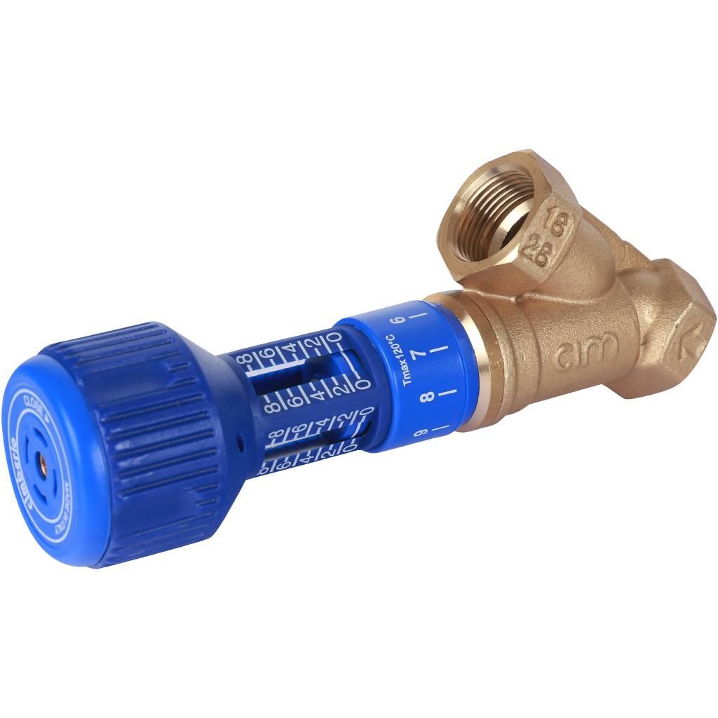 Клапан балансировочный Cimberio 727ОТ 3/4 PN20 BB ручной без изм. ниппелей, CIM 727OT 34