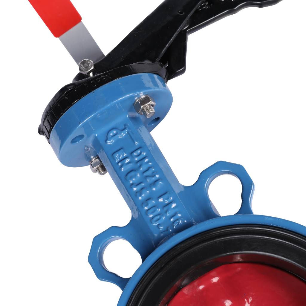 Затвор поворотно-дисковый Tecofi VPI4448 DN 125 PN 16 межфланцевый с ручкой из чугуна EPDM, VPI4448-02EP0125