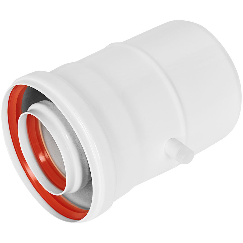 Конденсатоотводчик универсальный традиционный коаксиальный ROMMER D60(п-м)/100(п-м) (маленький штуцер)