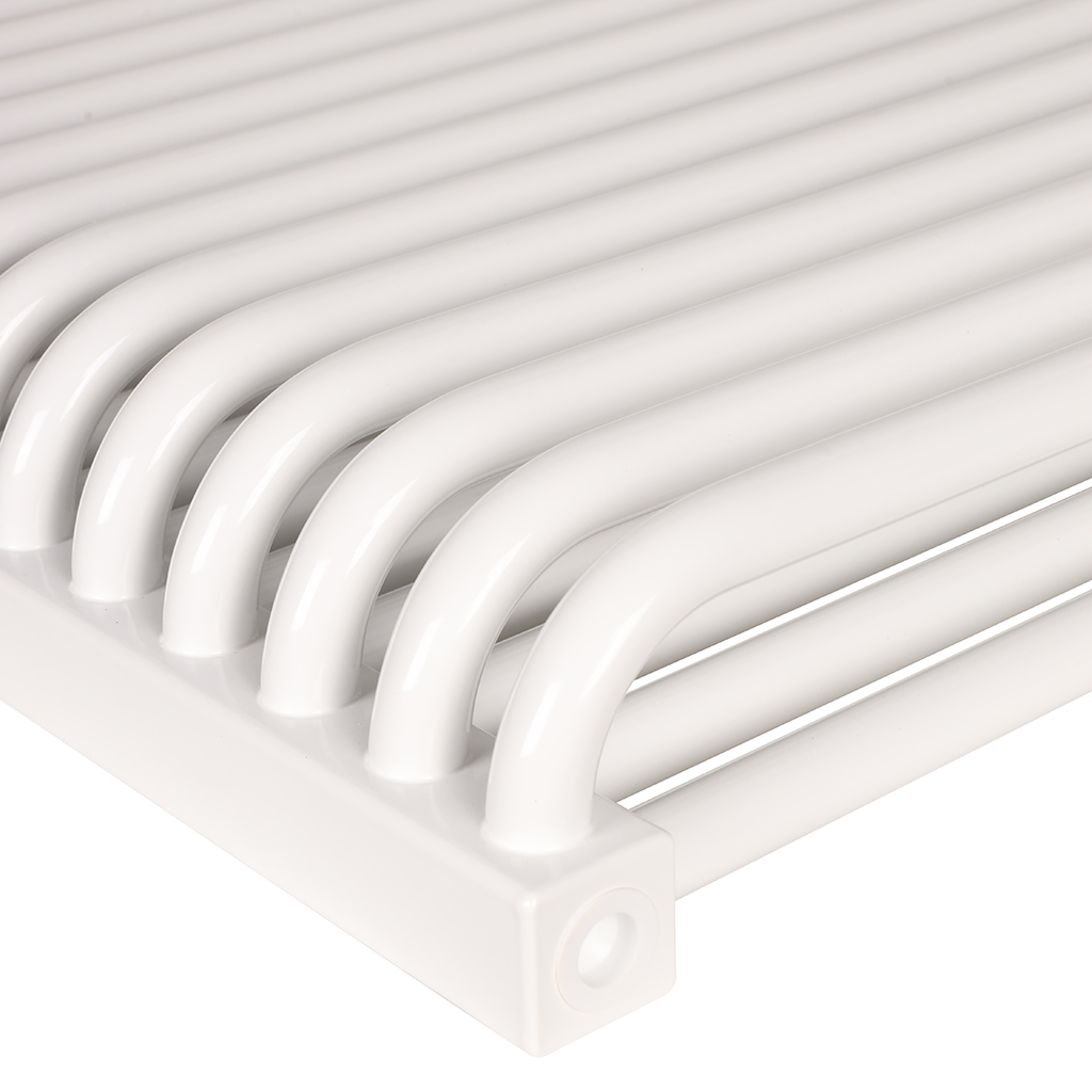 2-х трубчатый стальной радиатор ROMMER RST 2050/24 секции боковое подключение RAL9016