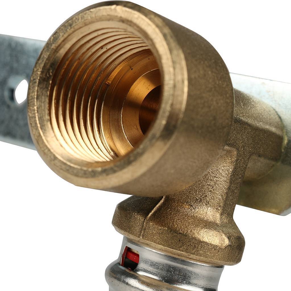 Настенный комплект для смесителя STOUT 1/2 x16 для металлопластиковых труб прессовой, SFP-0013-001216