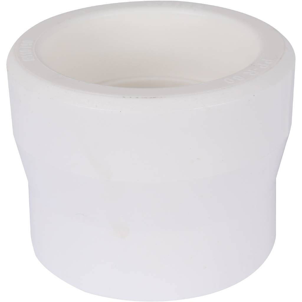 Муфта переходная Kalde 110x90 для полипропиленовых труб под сварку (цвет белый), 3212-rdc-110900