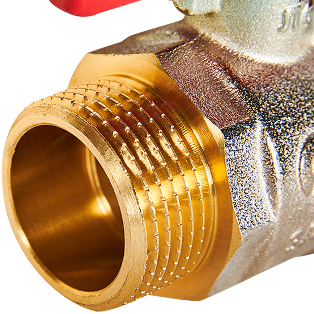 Кран шаровой ROMMER НР/НР, ручка бабочка 3/4