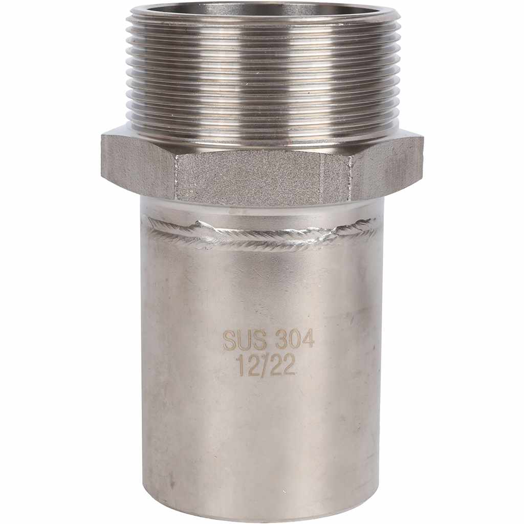 Вставка ROMMER переходная НПр-НР, 54х2, из нержавеющей стали прессовой, RSS-1024-000542