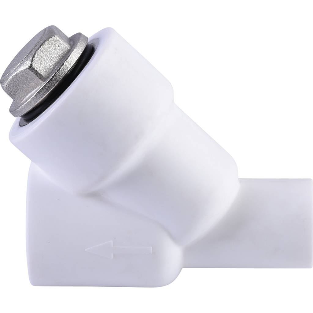 Фильтр Политэк d=20 для полипропиленовых труб под сварку (ВН-НР) (цвет белый), 9100312012